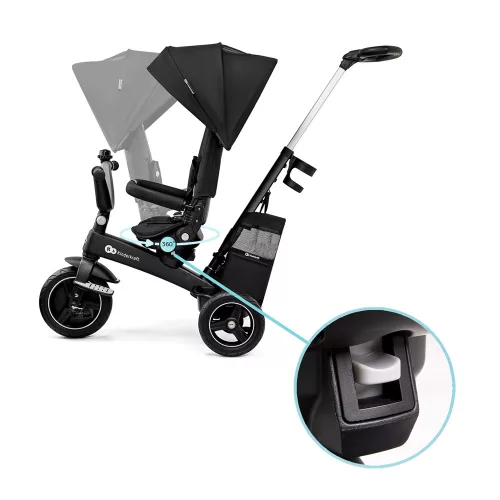 KINDERKRAFT SELECT Easytwist Black, Premium tricikli