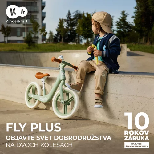 KINDERKRAFT futóbicikli Fly Plus Powder pink
