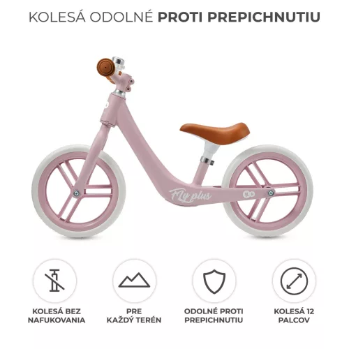 KINDERKRAFT futóbicikli Fly Plus Powder pink