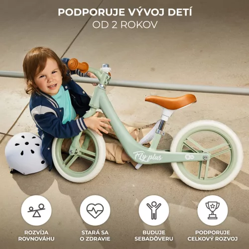 KINDERKRAFT futóbicikli Fly Plus Powder pink