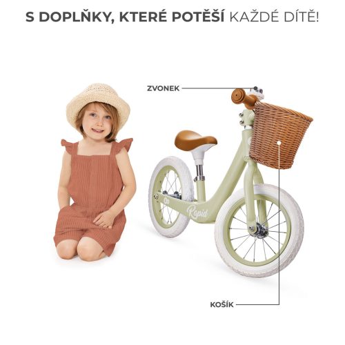 KINDERKRAFT SELECT Rapid2 Savannah Green futóbicikli