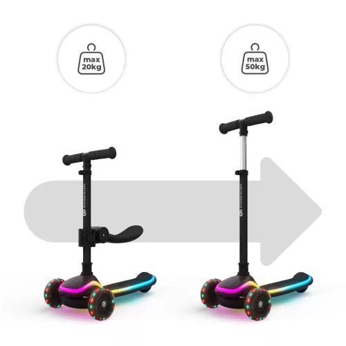 KINDERKRAFT Scooter Raket Up Black