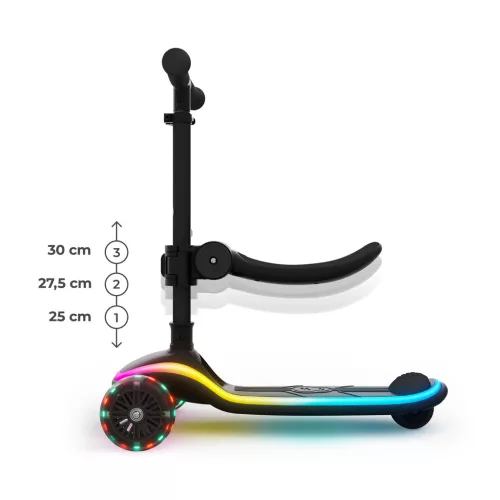 KINDERKRAFT Scooter Raket Up Black