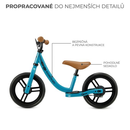 KINDERKRAFT Futóbicikli Space Mélykék