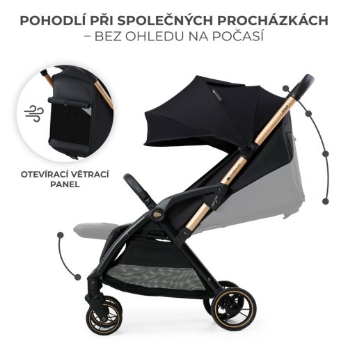 KINDERKRAFT Sport babakocsi Apino Raven black