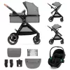 KINDERKRAFT Kombinált babakocsi 3 az 1-ben Esme Moonlight Grey