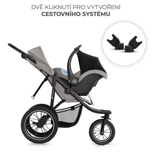 KINDERKRAFT Sport babakocsi Helsi2 Grey