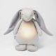Moonie 2.0 the Humming Friend dallammal és lámpával nyuszi- SILVER