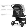 KINDERKRAFT Sport babakocsi Mitzy Lunar Black Bizuu