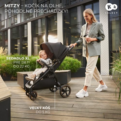 KINDERKRAFT SELECT Sport babakocsi Mitzy Jade Green
