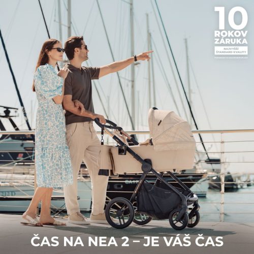 KINDERKRAFT Kombinált babakocsi Nea 2 2 az 1-ben Lunar Black Bizuu