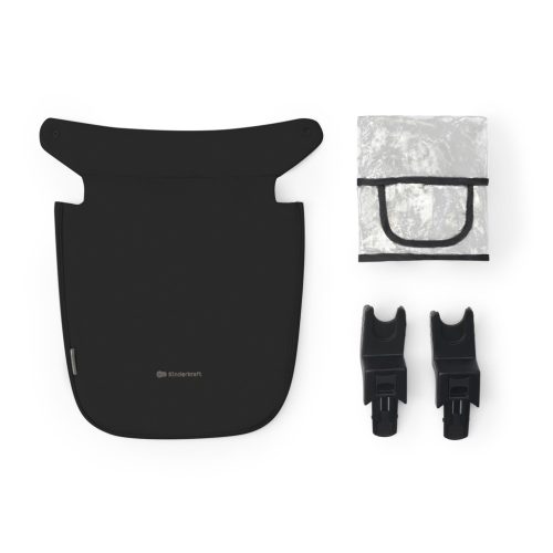 KINDERKRAFT Babakocsi kombinált 3 az 1-ben Newly Classic fekete + Mink PRO