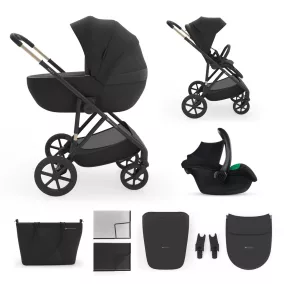   KINDERKRAFT Kombinált babakocsi 3 az 1-ben Prime 3 Venezian Black