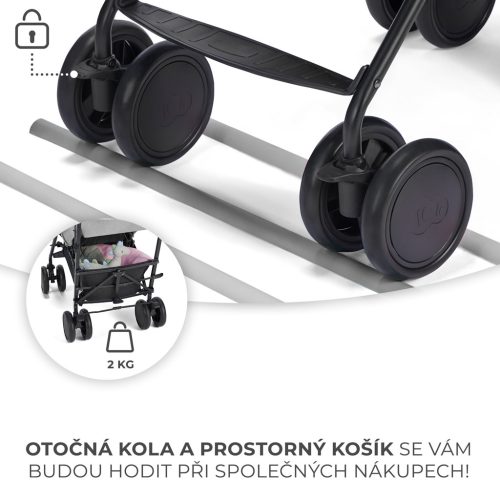 KINDERKRAFT Sport babakocsi Siesta Ash grey