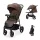 KINDERKRAFT Sport babakocsi Trig 3 Tray Velvet Mocca