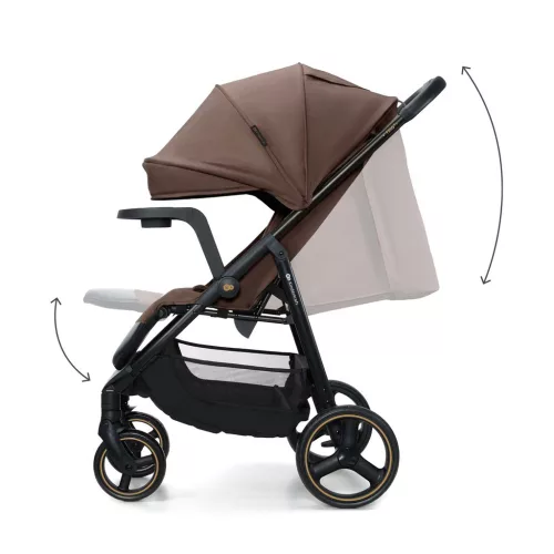KINDERKRAFT Sport babakocsi Trig 3 Tray Velvet Mocca