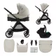 KINDERKRAFT Kočárek kombinovaný Vesto 2 3v1 Beige