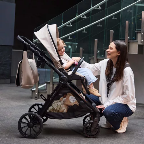 KINDERKRAFT Kočárek kombinovaný Vesto 2 3v1 Beige