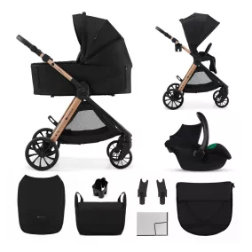 KINDERKRAFT Kočárek kombinovaný Vesto 2 3v1 Black