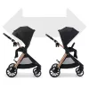 KINDERKRAFT Kočárek kombinovaný Vesto 2 3v1 Black