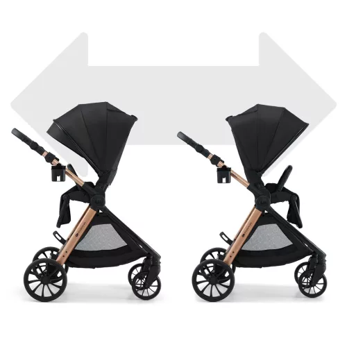 KINDERKRAFT Kočárek kombinovaný Vesto 2 3v1 Black