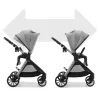 KINDERKRAFT Kočárek kombinovaný Vesto 2 3v1 Grey