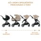 KINDERKRAFT SELECT Yoxi 2v1 Sand Beige kombinált babakocsi