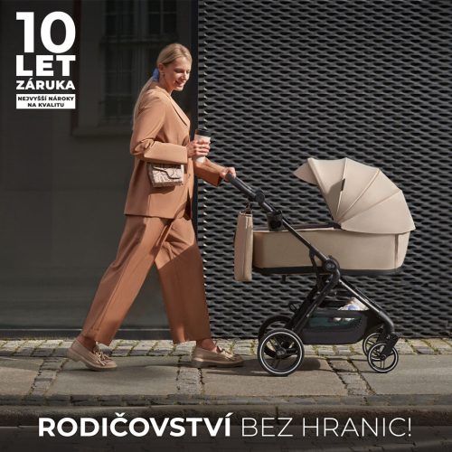 KINDERKRAFT SELECT Yoxi 2v1 Pure Black kombinált babakocsi