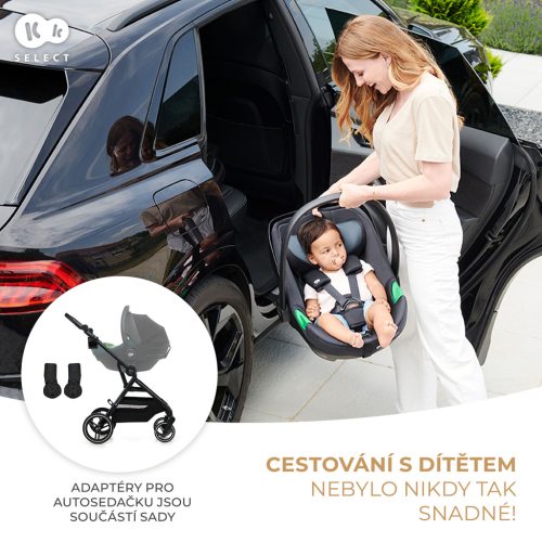 KINDERKRAFT SELECT Sport babakocsi Yoxi Mystic Green