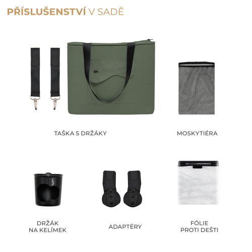 KINDERKRAFT SELECT Sport babakocsi Yoxi Mystic Green