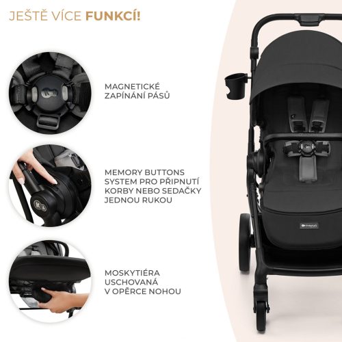 KINDERKRAFT SELECT Sport babakocsi Yoxi Moonlight Grey