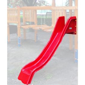   Közterületi beülőkaros üvegszálas csúszda 1m induló platformhoz 121cm csúszáshossz