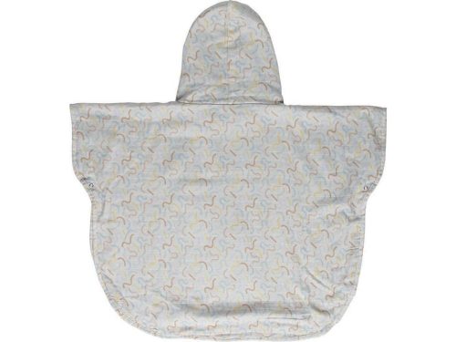 Muszlin poncsó Luma Multi Lines