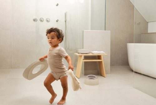 LUMA WC szűkítő ülőke Almond