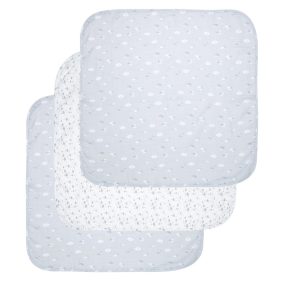 Luma Bambusz muszlin pelenka 70 x 70 cm 3 db Lovely Sky