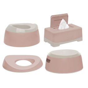 LUMA Toalett tréning szett Blush Pink