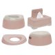 LUMA Toalett tréning szett Blush Pink
