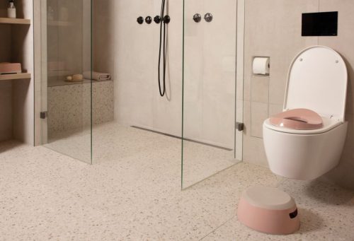 LUMA Toalett tréning szett Blush Pink