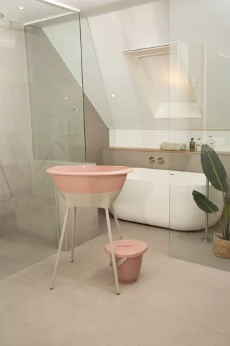 Luma Pelenkatároló vödör fedéllel - Blush Pink