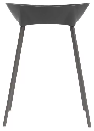 LUMA Pót fém lábak Dark Grey, set 4 db