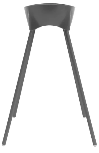 LUMA Pót fém lábak Dark Grey, set 4 db