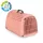 80449R LINUS 2ND LIFE PLASTIC SZÁLLÍTÓ BOX - Korall