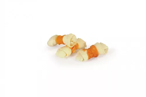 AB250 Jutalomfalat fonott bőrcsont baromfival 5 cm 70 gramm/5 db/zacskó