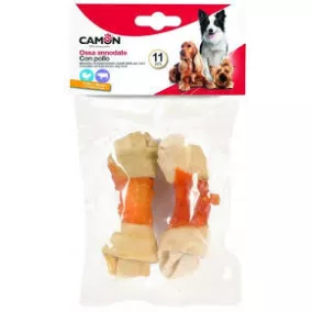   AB251 Jutalomfalat fonott bőrcsont baromfival 11 cm 70 gramm/2 db/csomag