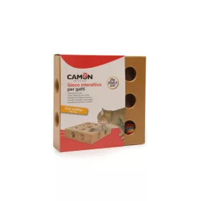 AC225 MDF interaktív játék cicáknak 25x25x6,5 cm