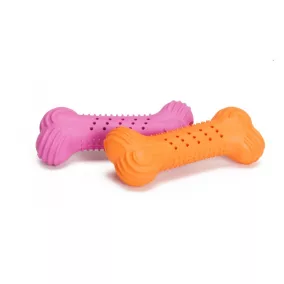  AD045/B Csontformás gumijáték CrunchyBone natúr gumiból 14 cm