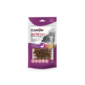   AF400 Actifish - snack kacsával, lazaccal és csirkével macskáknak 45g