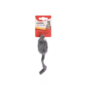 AG0354 Csilingelő poliészter egérke 15 cm
