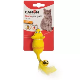 AG0367 Latex tollas egérkék, csengővel 11 cm
