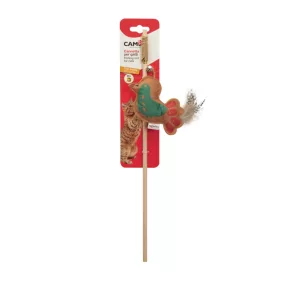 AG0374 Pálcás játék cicáknak csengővel 40 cm